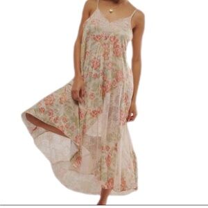 Intimately Free People- First Date Printed Maxi Slip dress